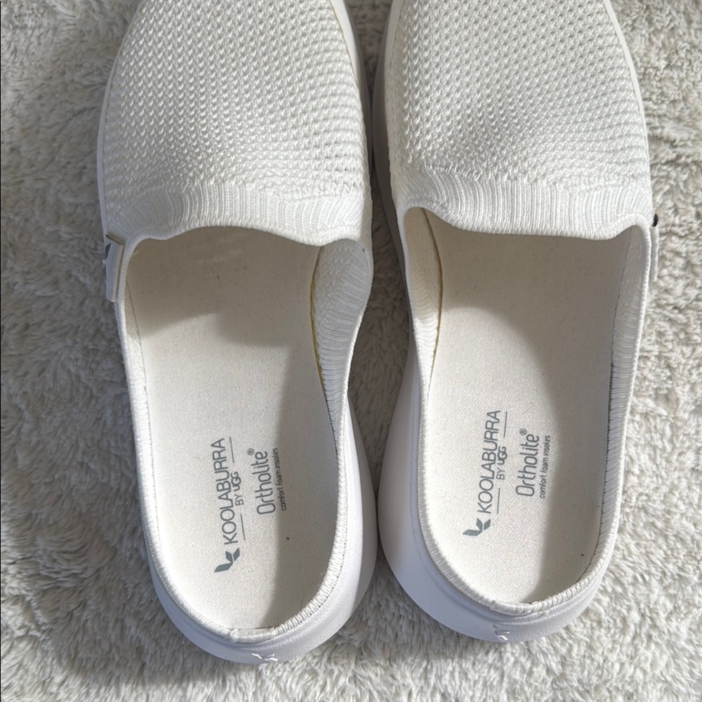 Koolaburra White Slip-On mule NWOT - Picture 3 of 5